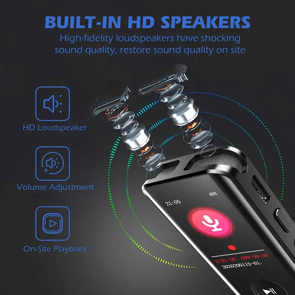 Remax RP3 Multimedia Digital Voice Recorder 64GB-2