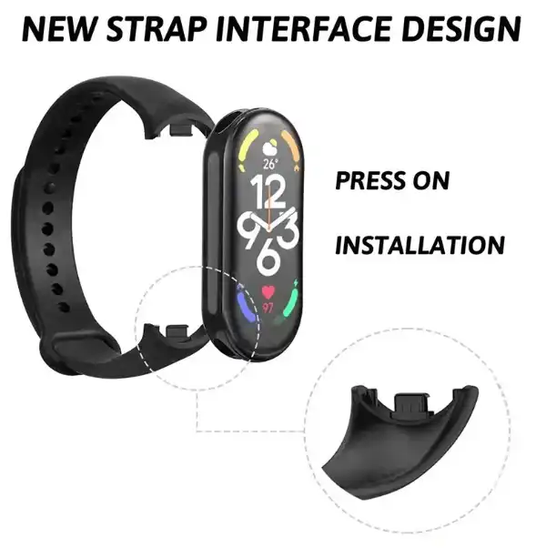 Xiaomi Mi Band 8 Silicone Strap 1
