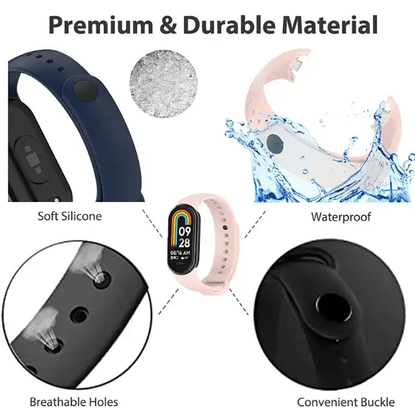 Xiaomi Mi Band 8 Silicone Strap 2