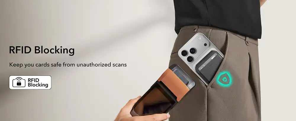 ESR Classic Series Magnetic Wallet with Adjustable Stand 3