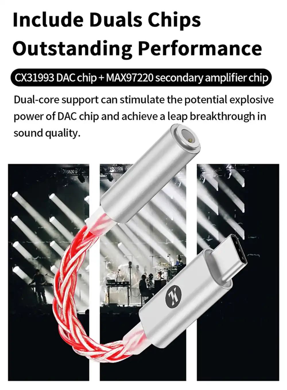 Jcally JM6 Pro Portable Amplifier Adapter DAC Dongle-3