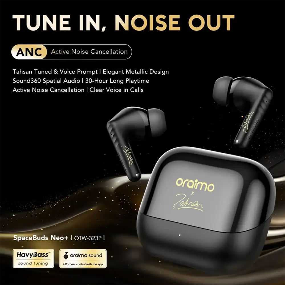 Oraimo SpaceBuds Neo+ Plus ANC TWS Earbuds-2