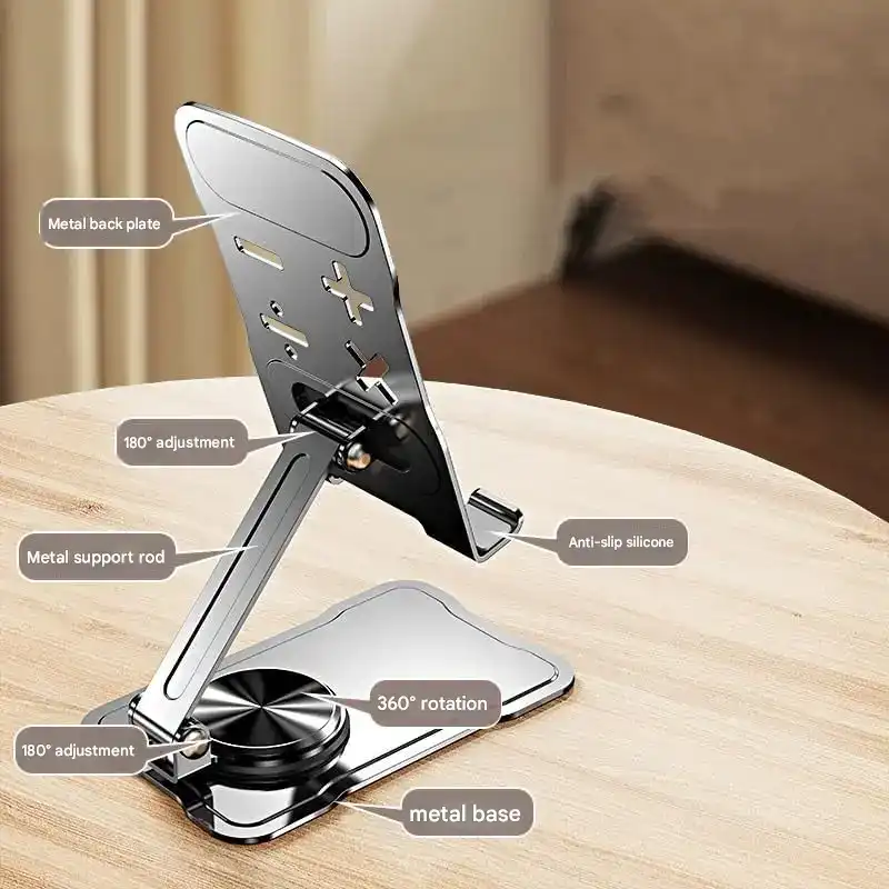 Valdus VH32 Rotating Metal Phone Stand-3