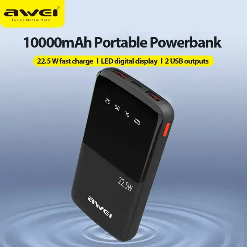 Awei P10K 22.5W 10000mAh Power Bank-2