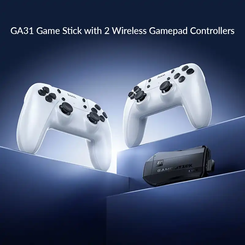 Hoco GA31 Game Stick with 2 Wireless Gamepad Controllers-2