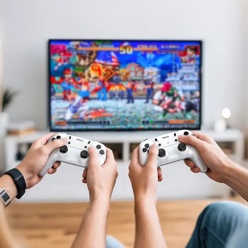 Hoco GA31 Game Stick with 2 Wireless Gamepad Controllers-3
