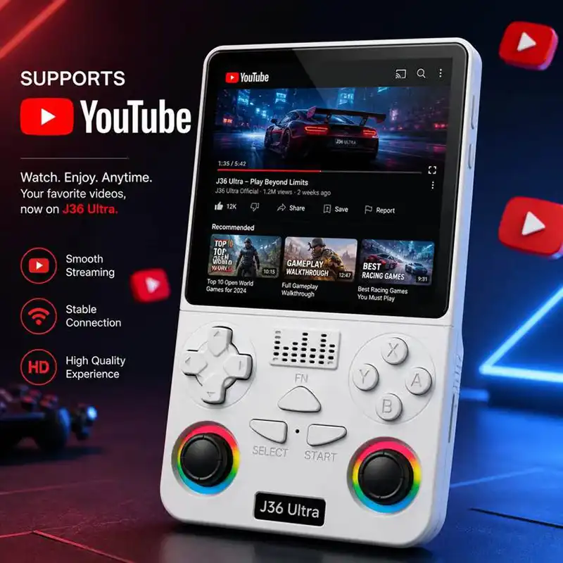 J36 Ultra Handheld WiFi Gaming Console-5
