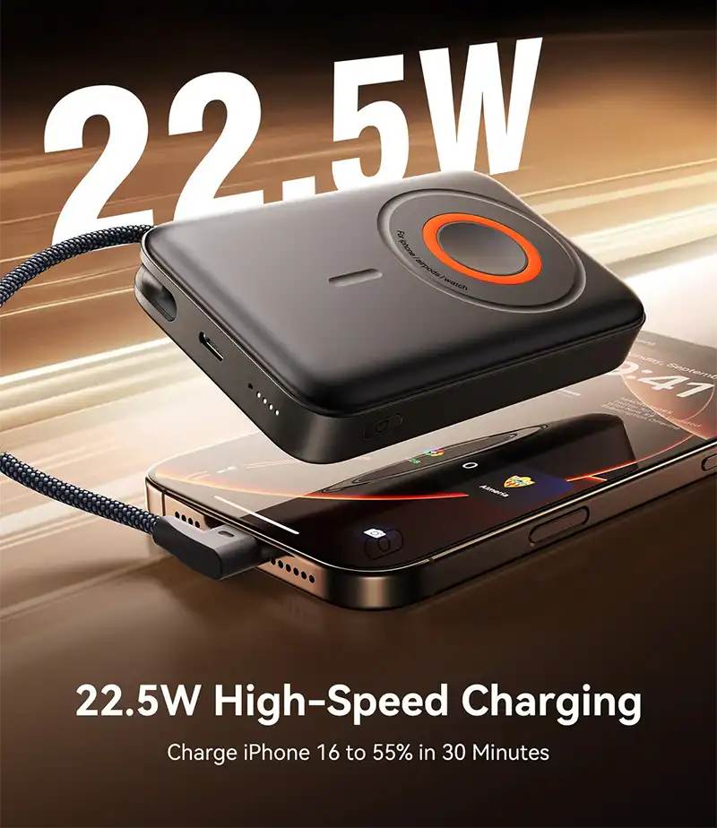 Joyroom JR-PBM02 10000mAh 22.5W 3-in-1 Magnetic Power Bank-3