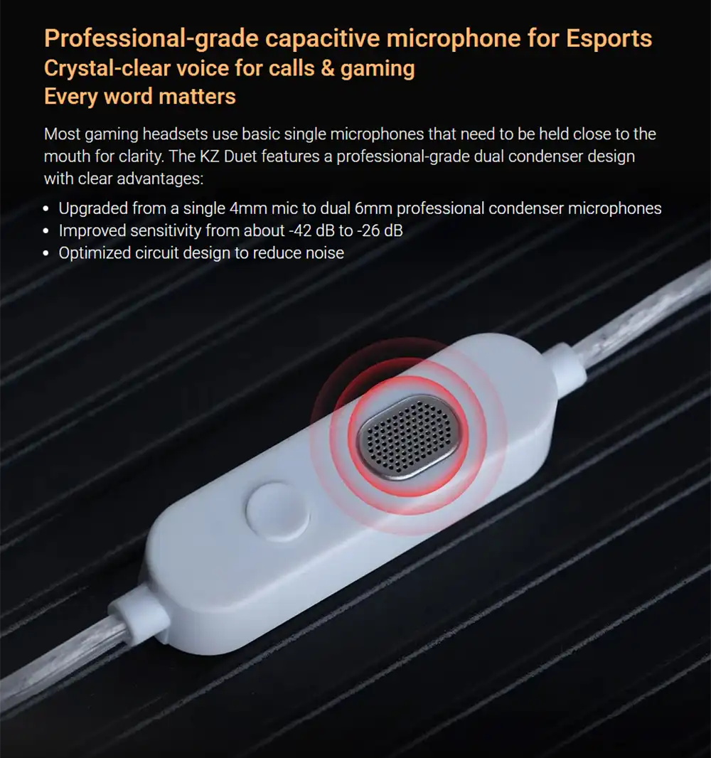KZ DUET Quad Core Dual Dynamic Driver Earphones-5