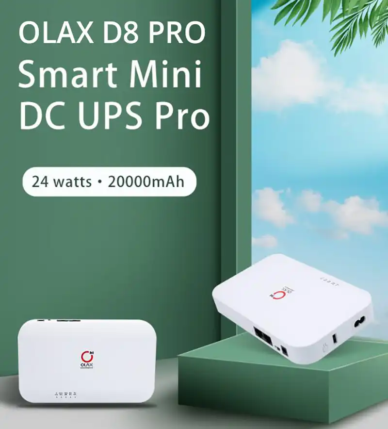 Olax D8 Pro 20000mAh Smart Mini Router UPS-5
