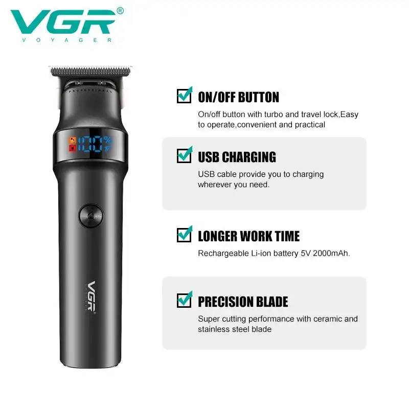 VGR V-987 Professional Hair Trimmer-2
