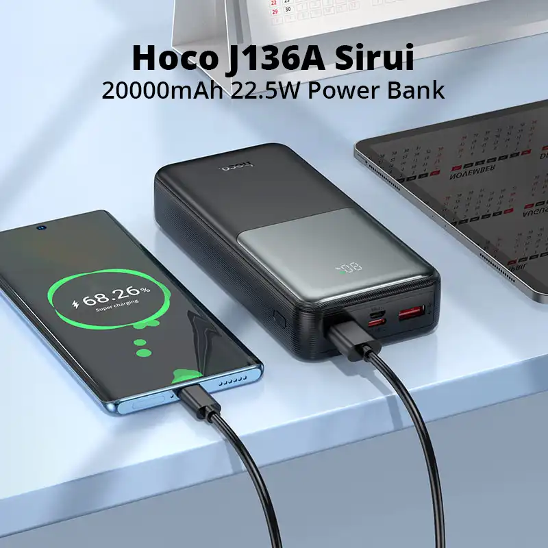 Hoco J136A 20000mAh 22.5W Power Bank-2