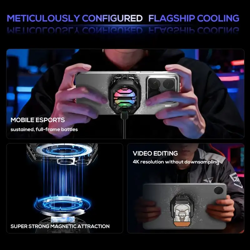 Memo CX14 Magnetic Phone Cooler with Extended Battery-3