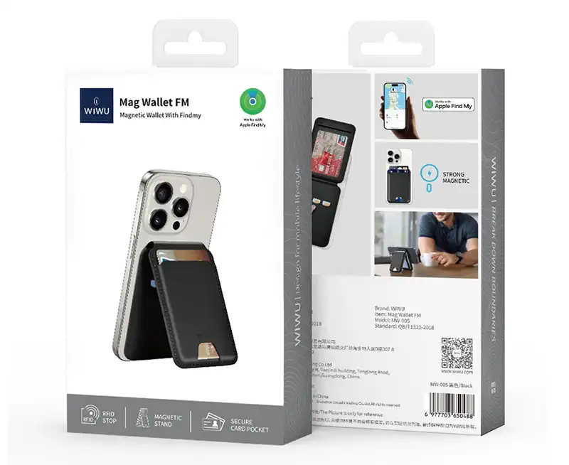 WIWU MW-005 Magnetic Wallet with Apple Find My-5