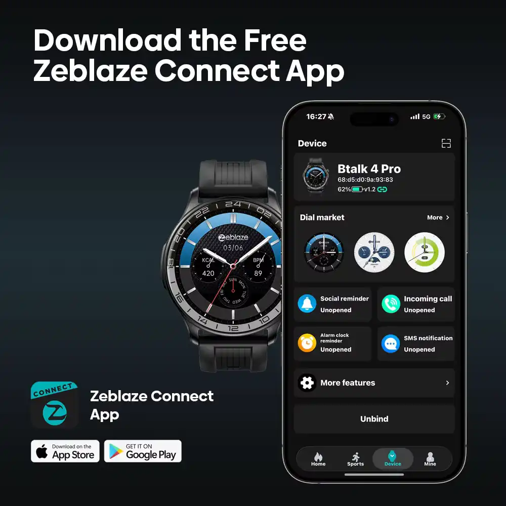 Zeblaze Btalk 4 Pro AMOLED Display Smartwatch-5