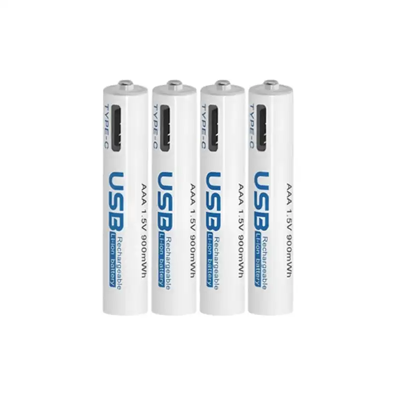 AiVR AAA 900mWh Rechargeable Li-ion Battery 4 Pcs