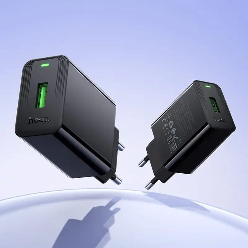 Hoco CS92A QC3 18W USB Charger with USB-A to Type-C Cable-3