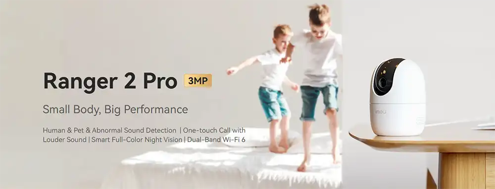 Imou Ranger 2 Pro 2K 3MP Indoor Smart WiFi Camera